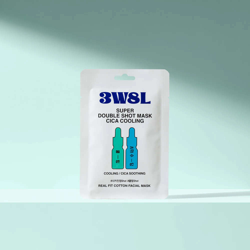[3W8L] Super Double Shot Mask Cica Cooling 27ml - Image 3
