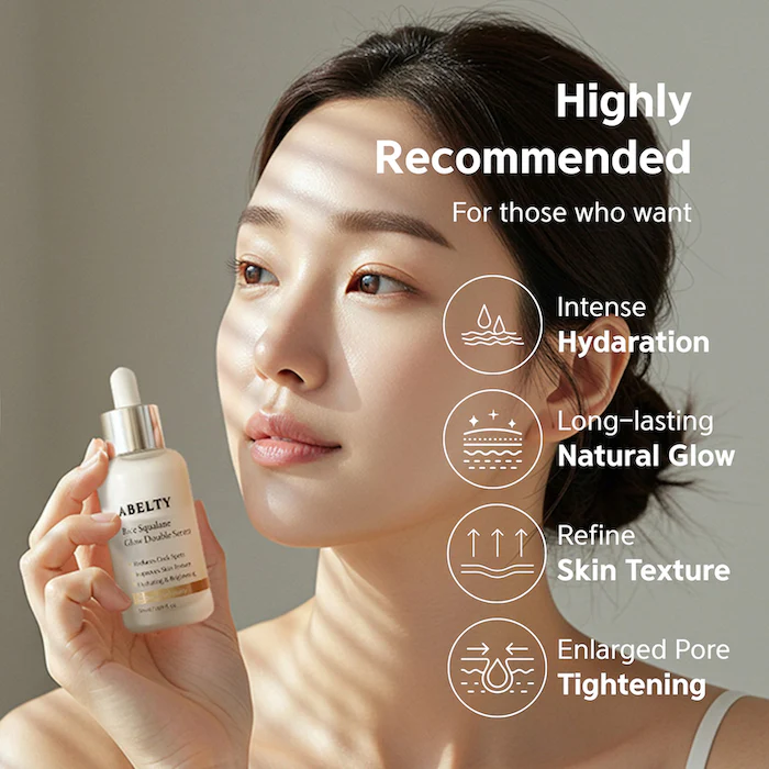 [Abelty] Rice Squalane Glow Double Serum 50ml - Image 5