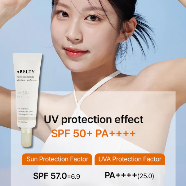 [Abelty] Rice Squalane Moisture Sun Serum 50ml - Image 3