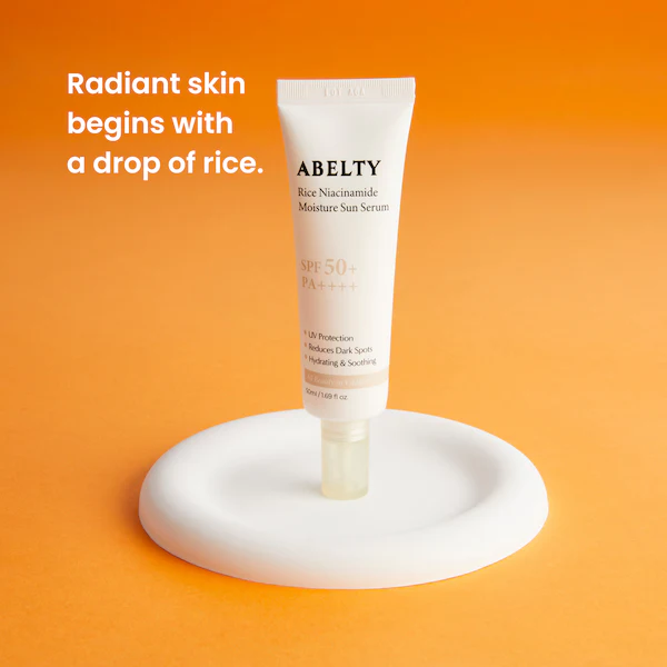[Abelty] Rice Squalane Moisture Sun Serum 50ml - Image 4