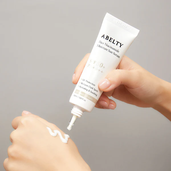 [Abelty] Rice Squalane Moisture Sun Serum 50ml - Image 9