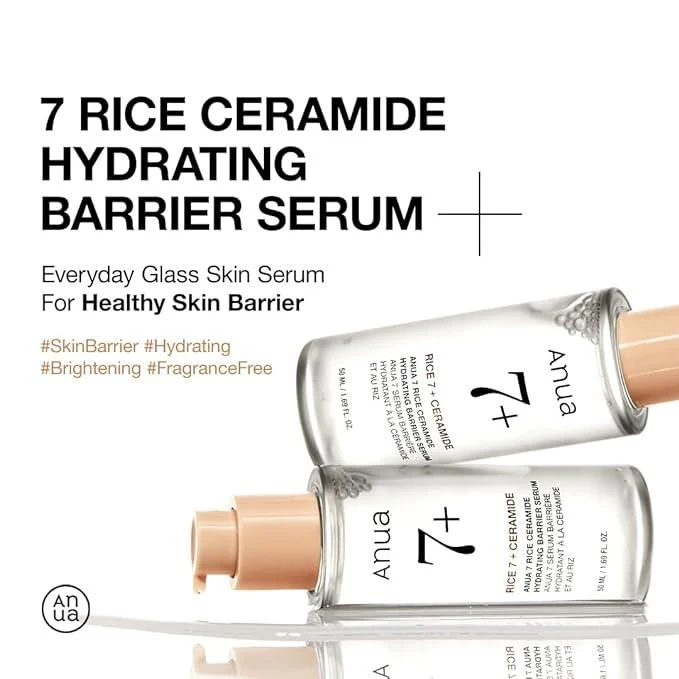 [Anua] 7 RICE CERAMIDE HYDRATING BARRIER SERUM 50ml - Image 2