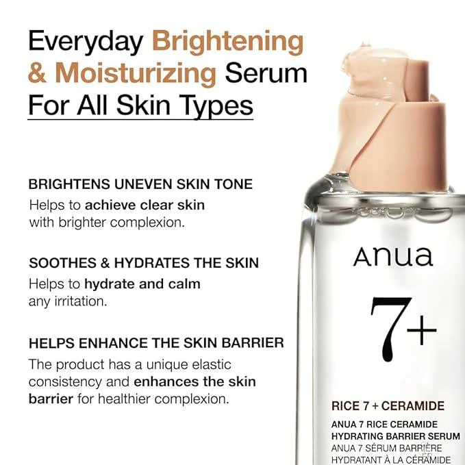 [Anua] 7 RICE CERAMIDE HYDRATING BARRIER SERUM 50ml - Image 3