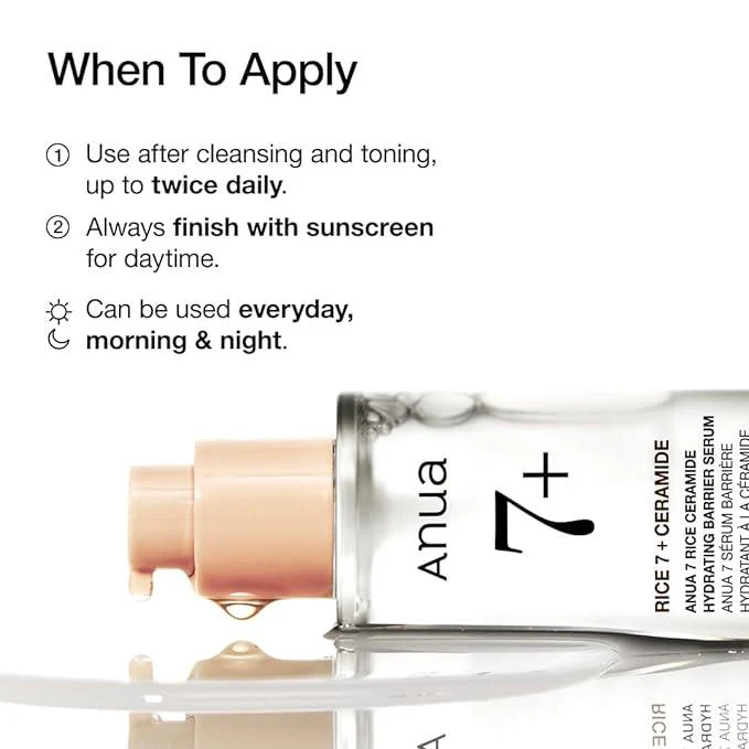 [Anua] 7 RICE CERAMIDE HYDRATING BARRIER SERUM 50ml - Image 7