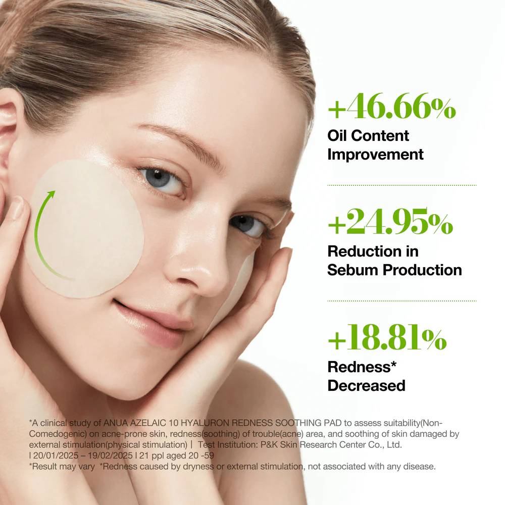 [Anua] Azelaic 10 Hyaluron Redness Soothing Pad 90ea - Image 4