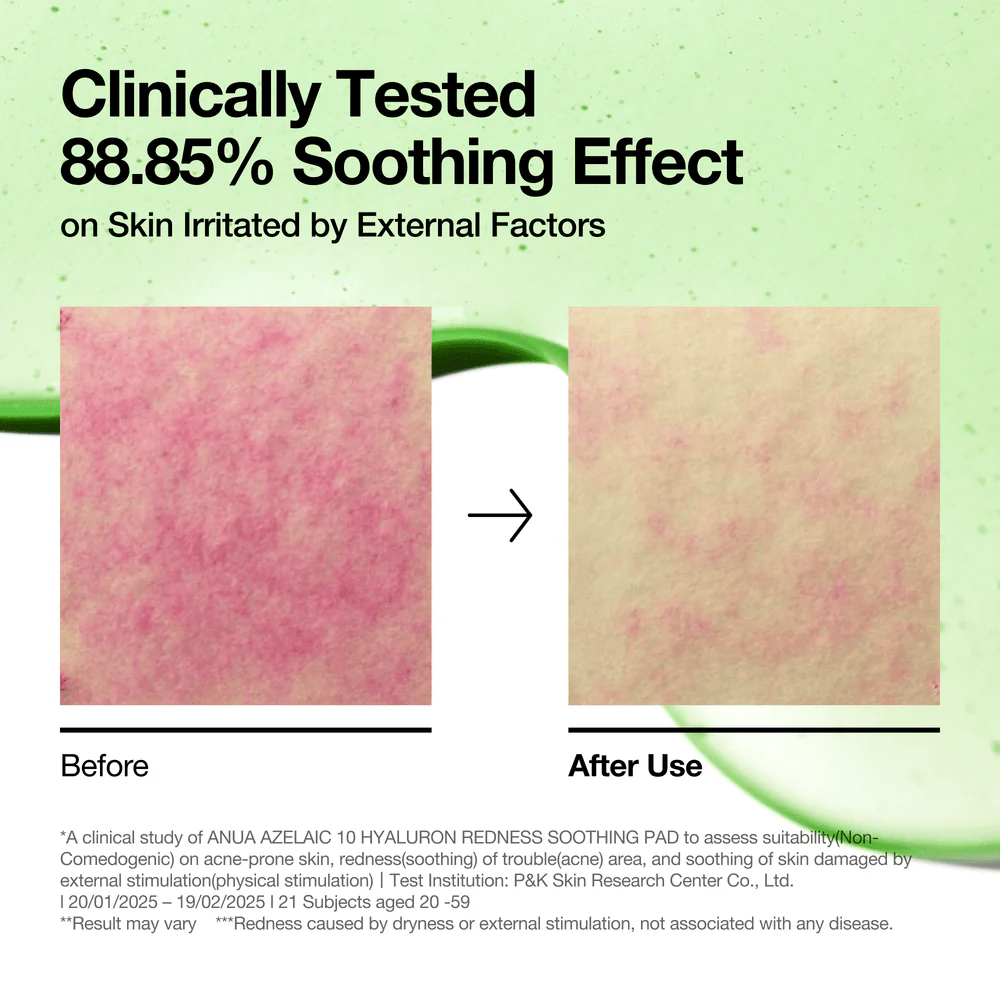 [Anua] Azelaic 10 Hyaluron Redness Soothing Pad 90ea - Image 6
