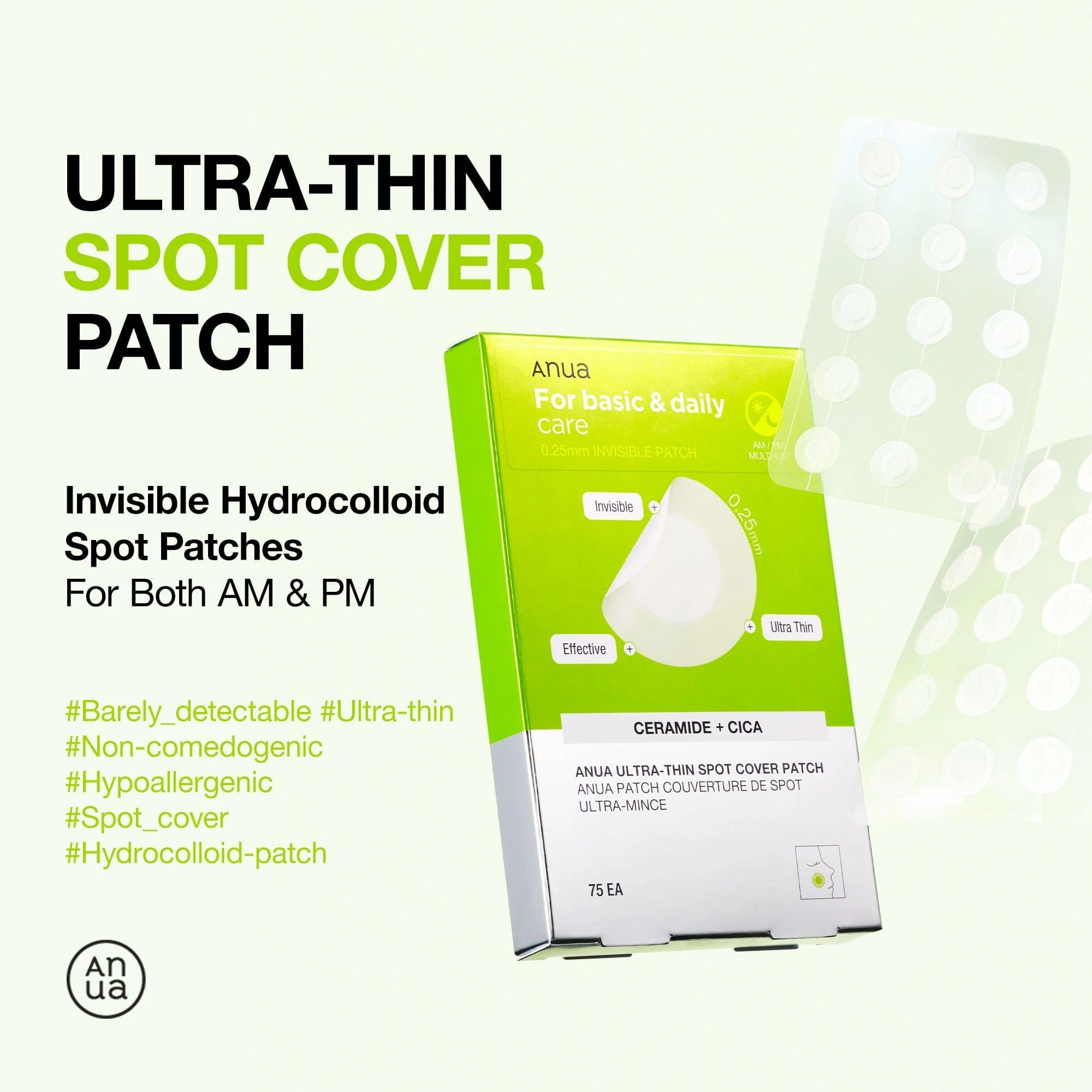 [Anua] Ultra Thin Spot Cover Patch 75ea - Image 3