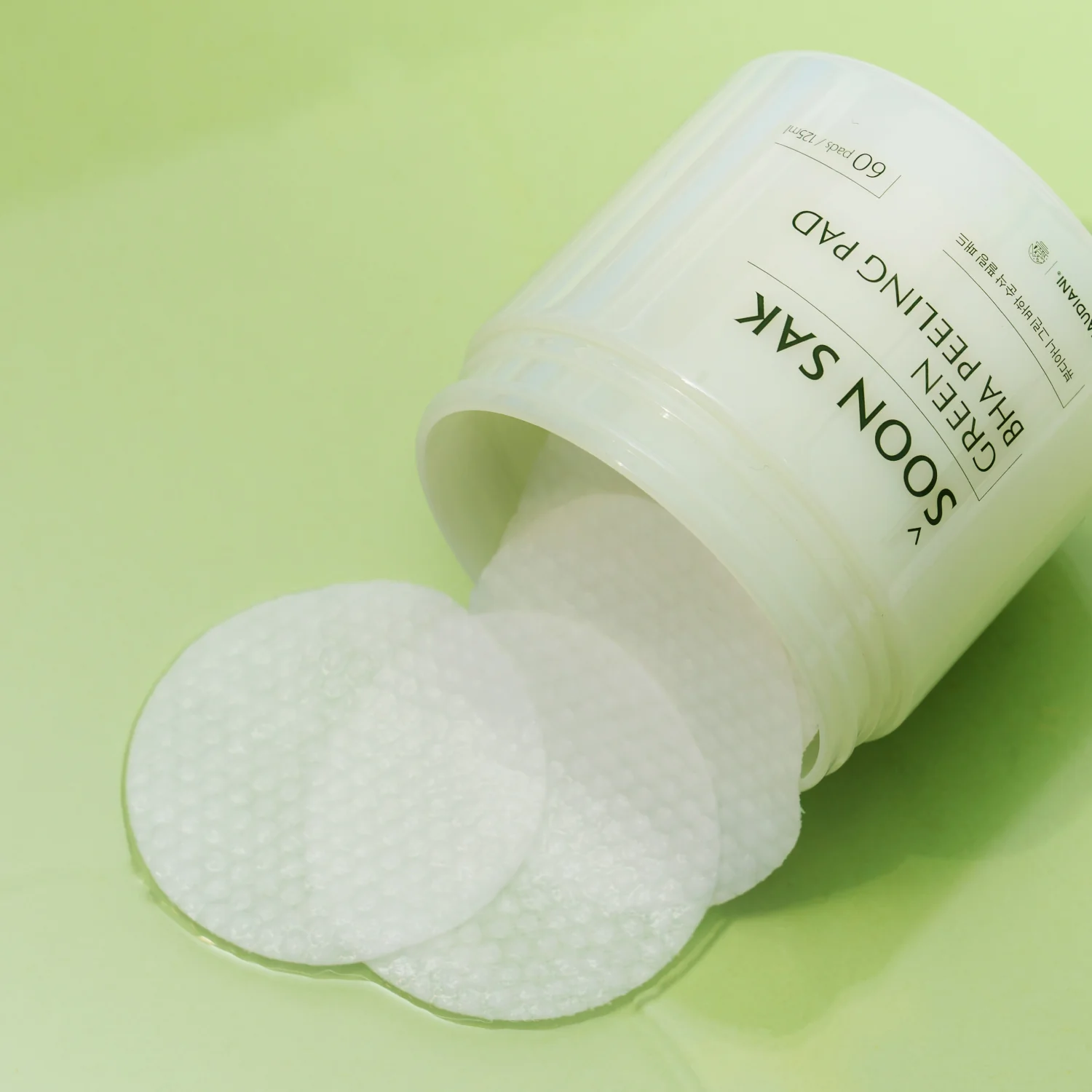 [Beaudiani] Almohadilla exfoliante Green BHA Soon Sak 60 unidades - Image 7