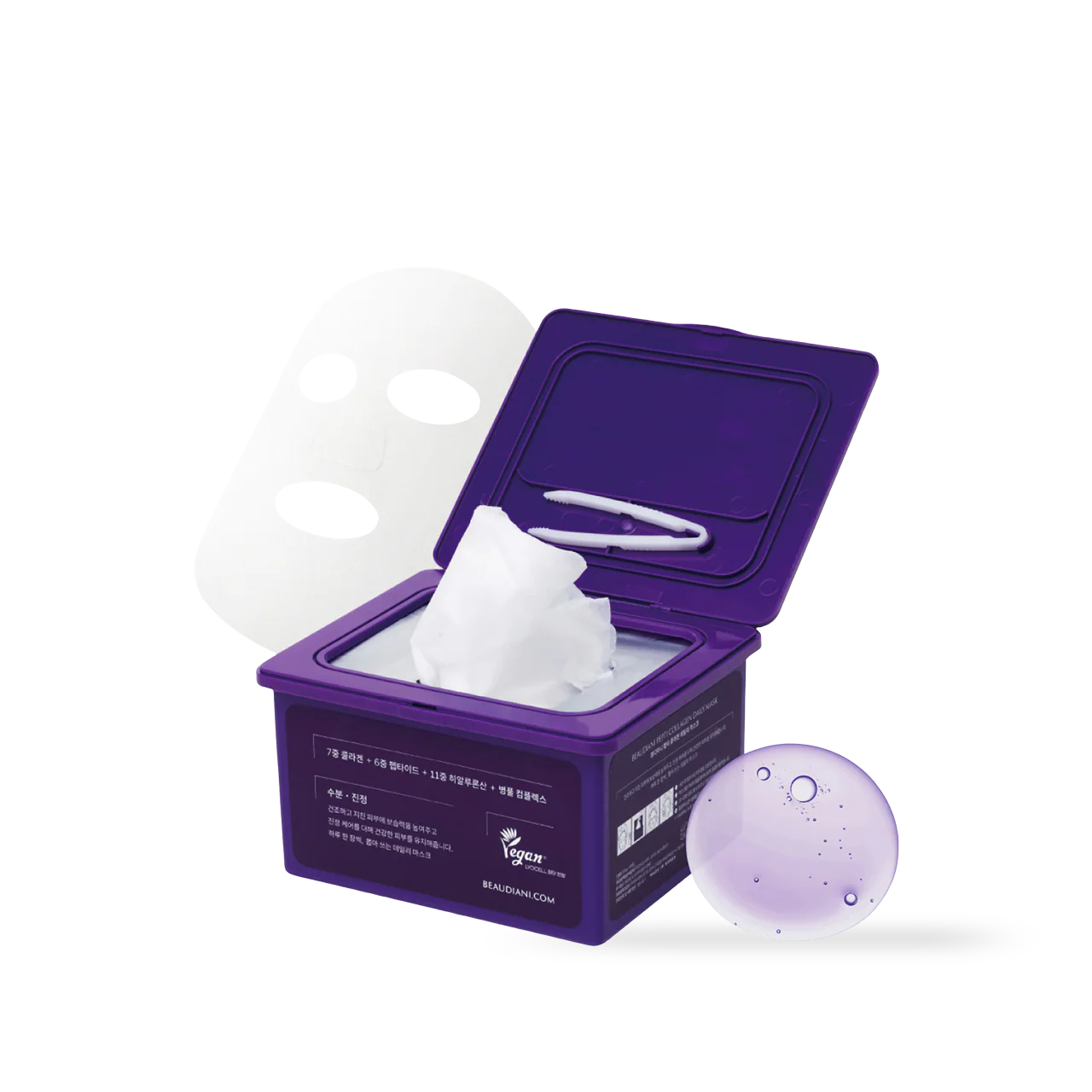 [Beaudiani] Mascarilla diaria con colágeno Pepti 31 unidades