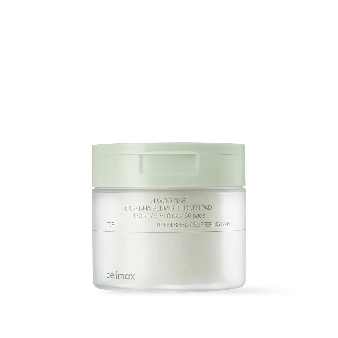 [celimax] Ji Woo Gae Cica BHA Blemish Toner Pad 60pad