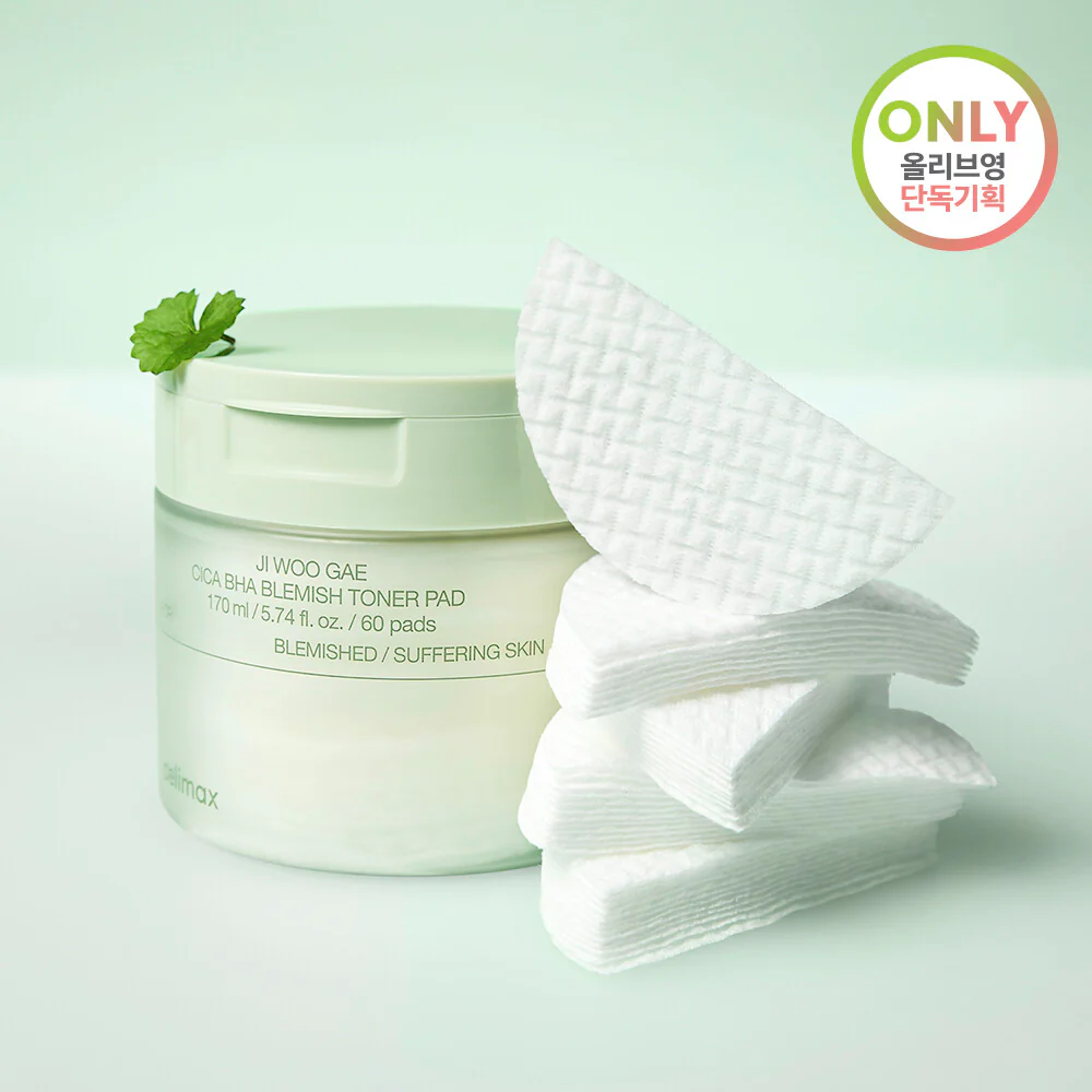[celimax] Ji Woo Gae Cica BHA Blemish Toner Pad 60pad - Image 23