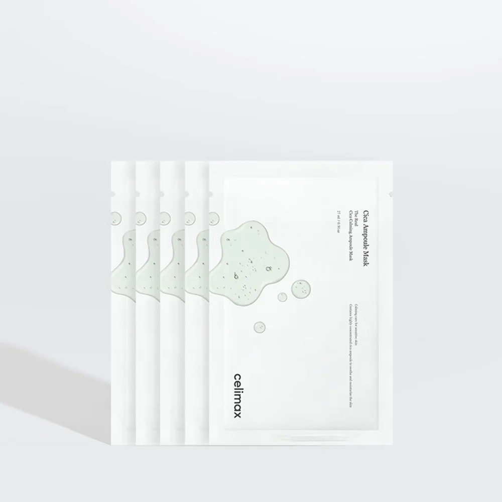 [celimax] The Real Cica Calming Ampoule Mask 5ea - Image 3
