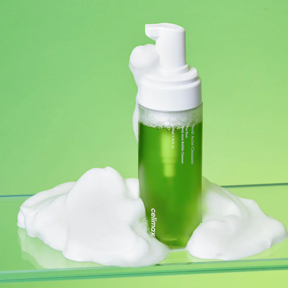 [celimax] The Real Noni Acne Bubble Cleanser 155ml - Image 3
