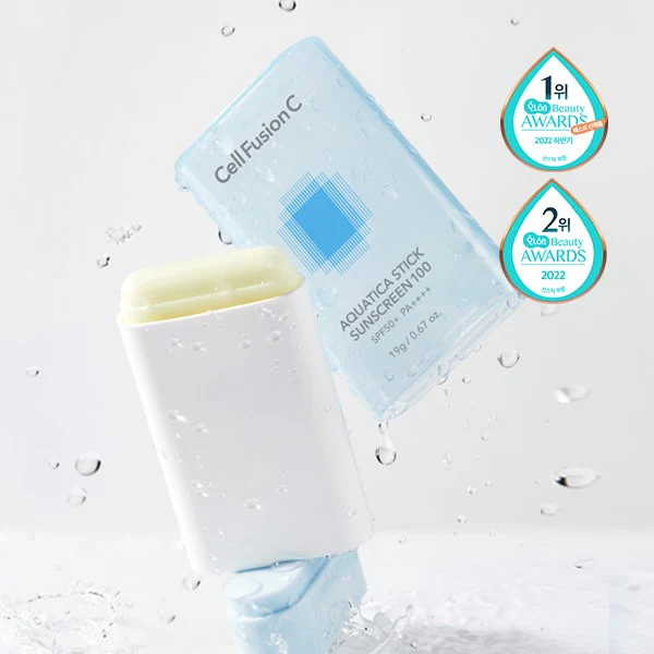 [CellFusionC] Aquatica Stick Sunscreen 100 SPF50+/PA++++ 19g - Image 3