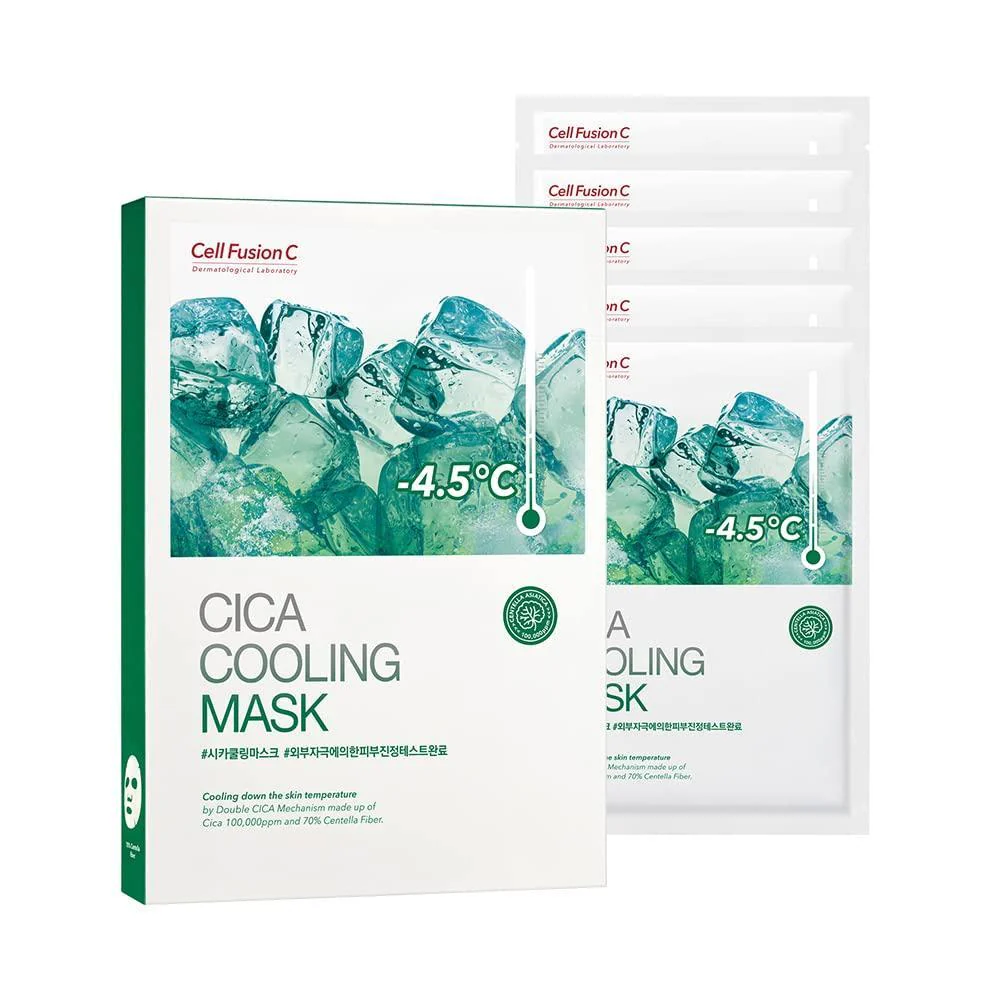 [CellFusionC] Cica Cooling Mask - 5 sheets - Image 5