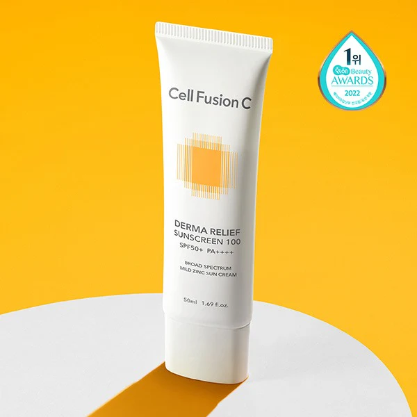 [CellFusionC] Derma Relief Sunscreen 100 SPF50+/PA++++ 50ml - Image 2