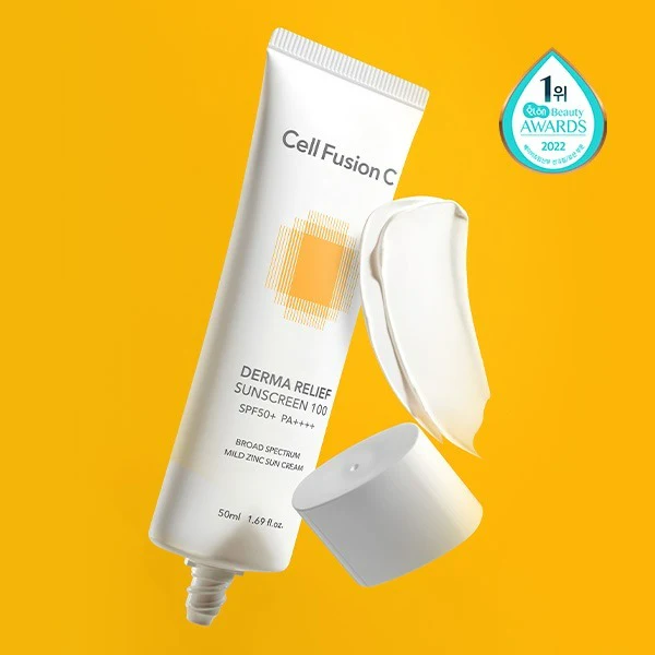 [CellFusionC] Derma Relief Sunscreen 100 SPF50+/PA++++ 50ml - Image 3