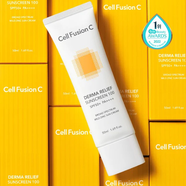 [CellFusionC] Derma Relief Sunscreen 100 SPF50+/PA++++ 50ml - Image 4