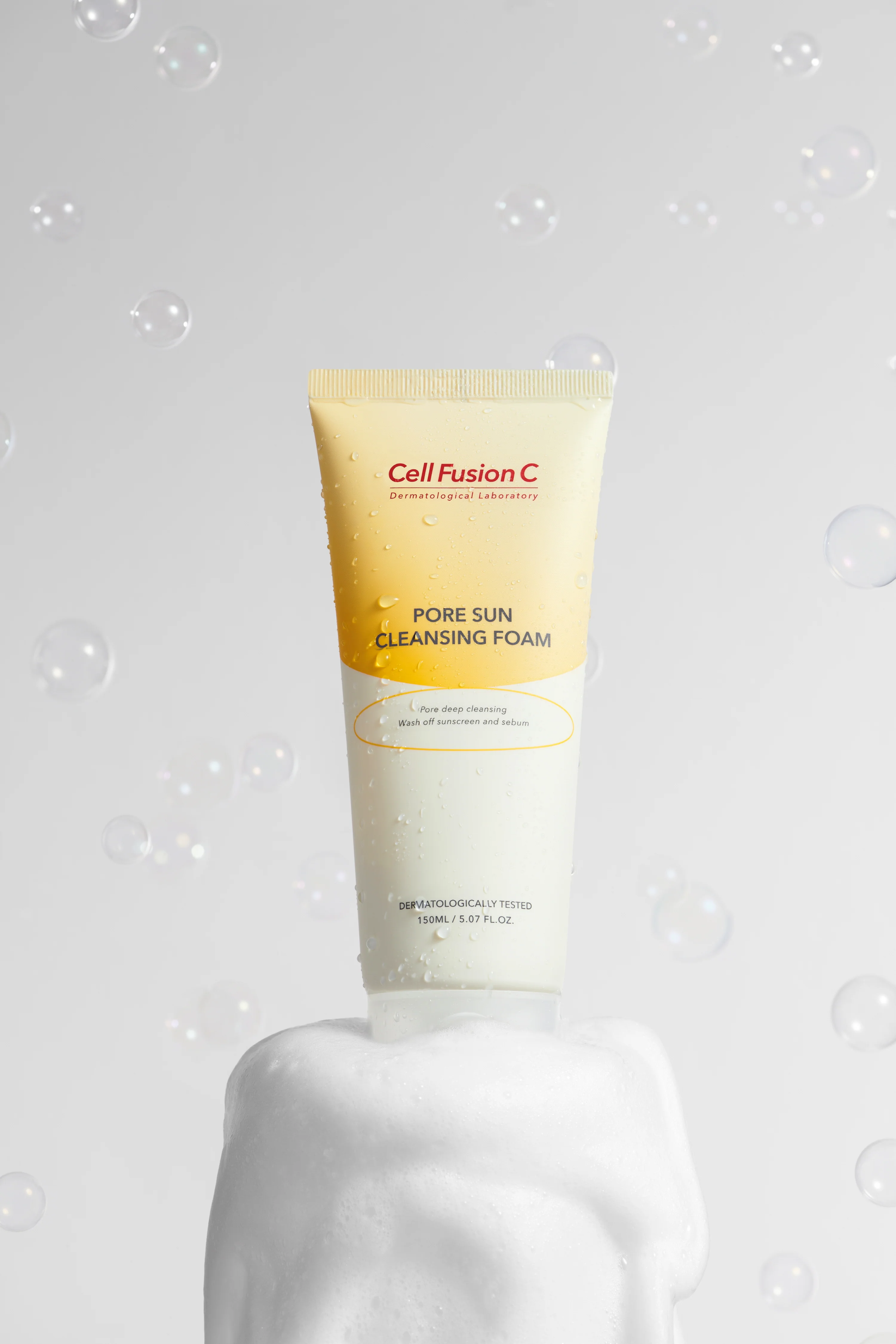 [CellfusionC] Pore Sun Cleansing Foam - 150ml - Image 4