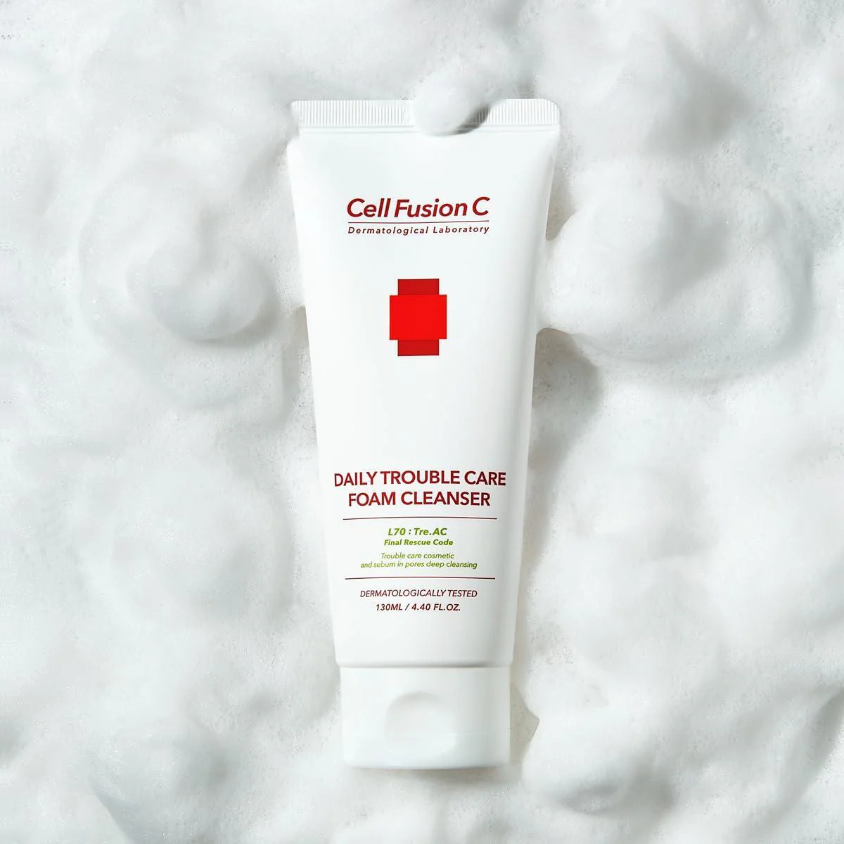 [CellFusionC] TRE.AC Daily Trouble Care Foam Cleanser - 130ml - Image 9