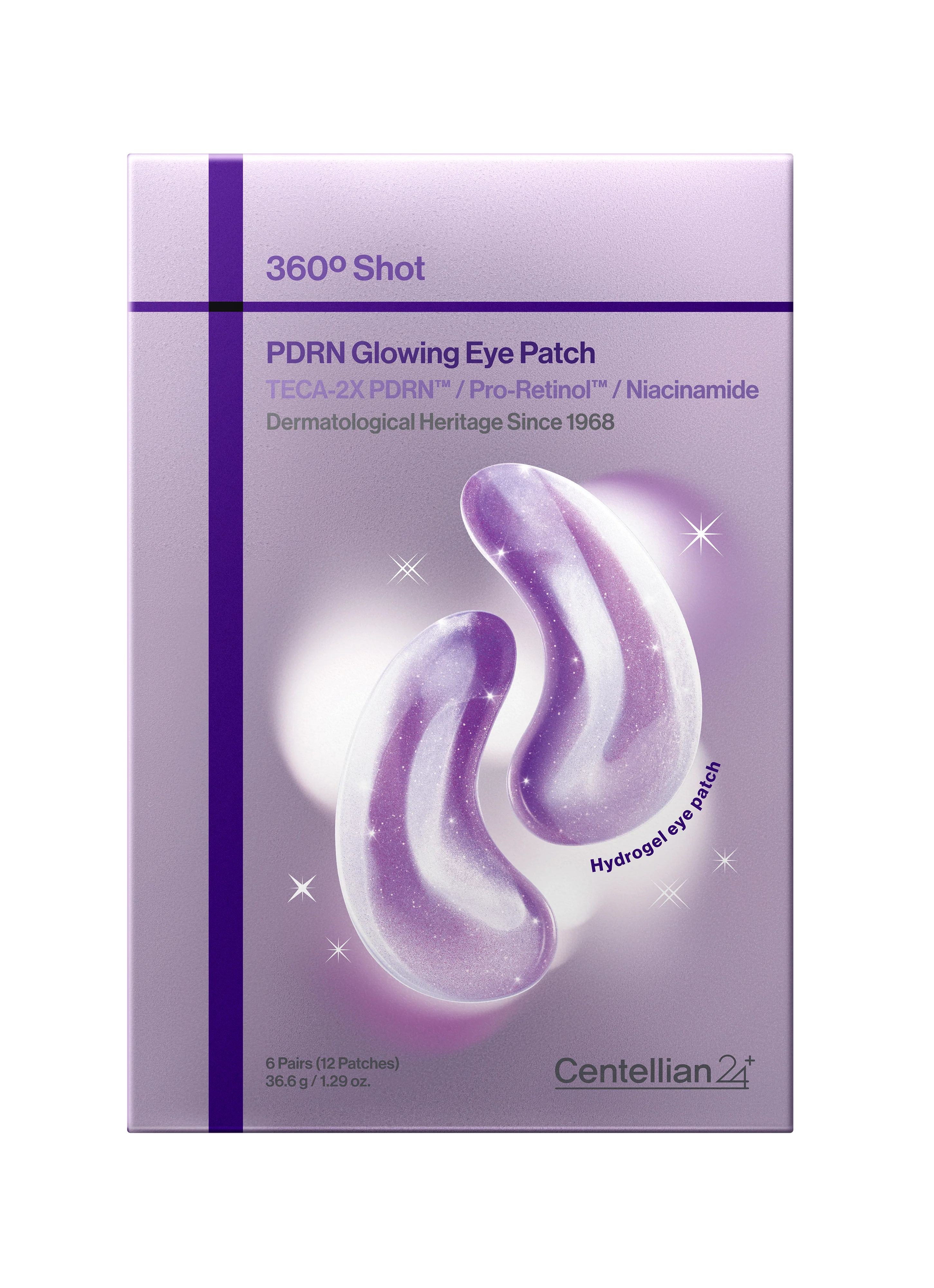 [Centellian24] 360º Shot PDRN parche ocular iluminador 1 par*