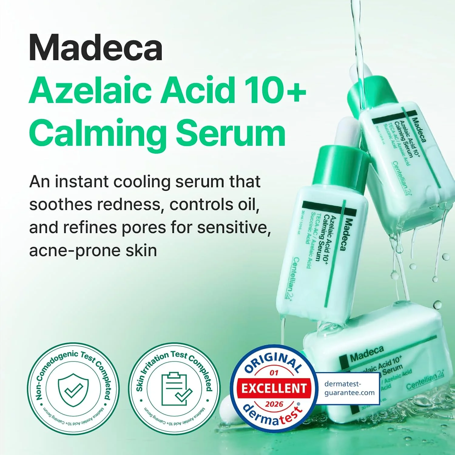 [Centellian24] Madeca Azelaic Acid 10+ Calming Serum 30ml - Image 4
