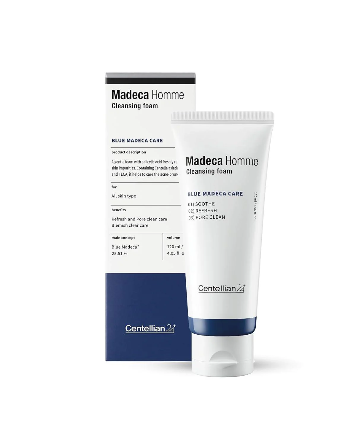 [Centellian24] Madeca Homme Cleansing Foam 120ml - Image 2