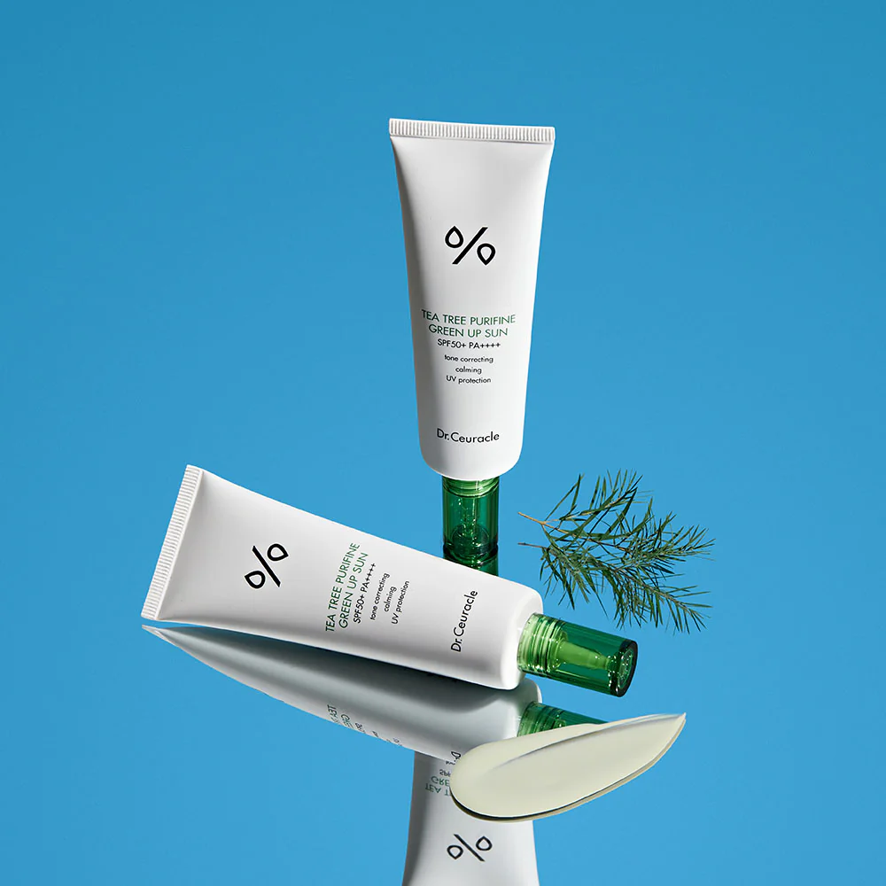 [Dr.Ceuracle] Tea Tree Purifine Green Up Sun SPF50 PA++++ 50ml - Image 4