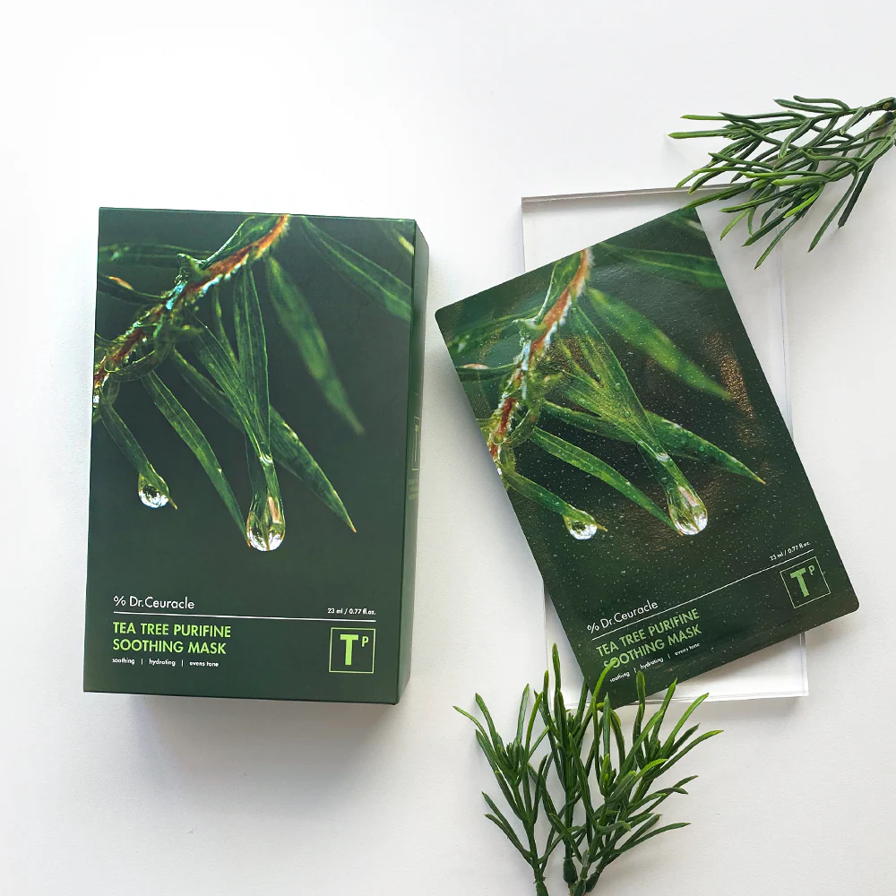 [Dr.Ceuracle] Tea Tree Purifine Soothing Mask 10ea - Image 2