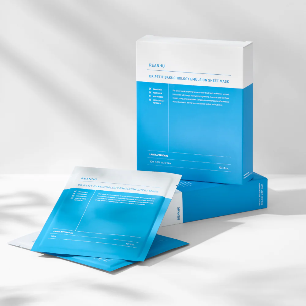 [Dr.petit] Reanhu Bakuchiol Emulsion Sheet Mask 30ml - 3 Size - Image 3