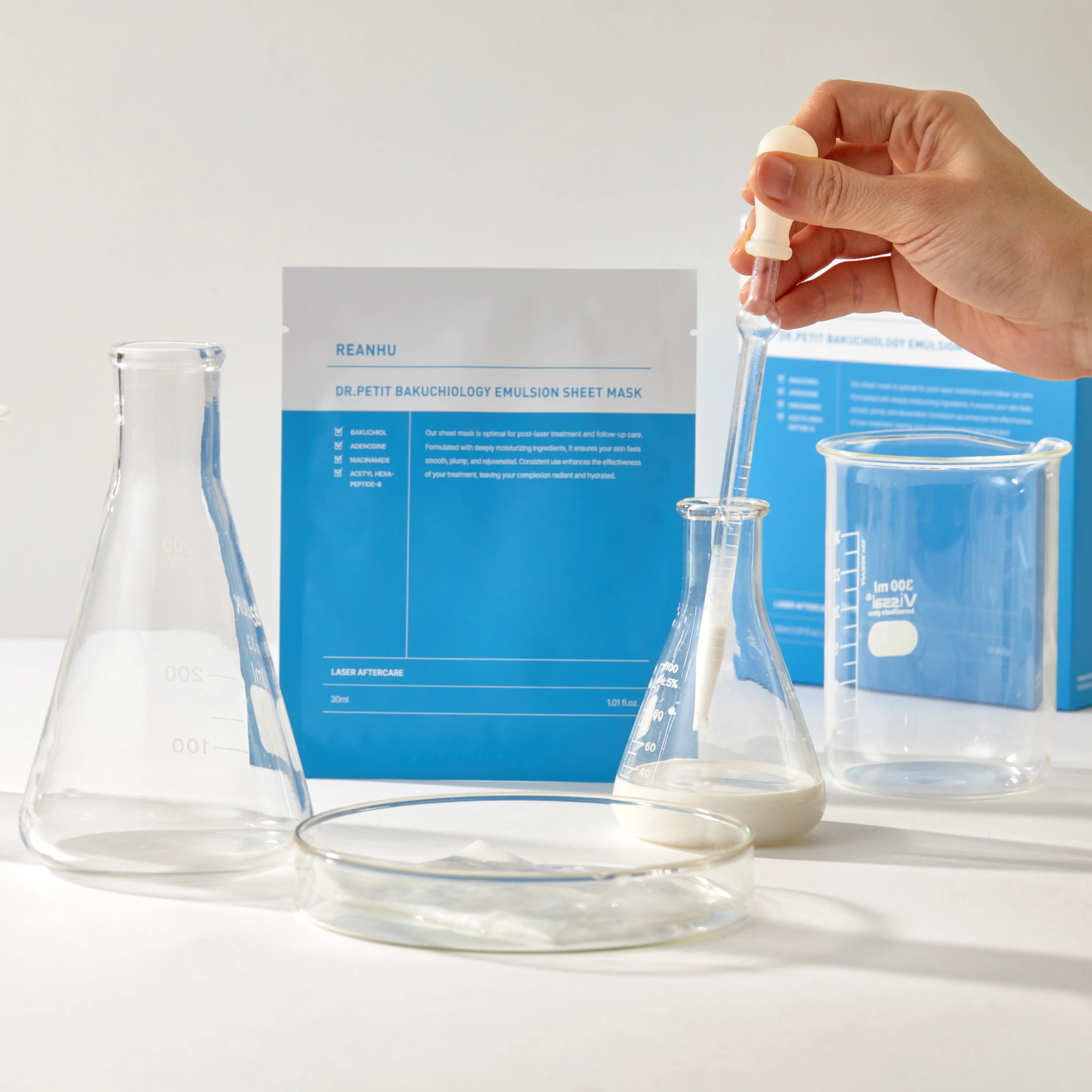 [Dr.petit] Reanhu Bakuchiol Emulsion Sheet Mask 30ml - 3 Size - Image 4