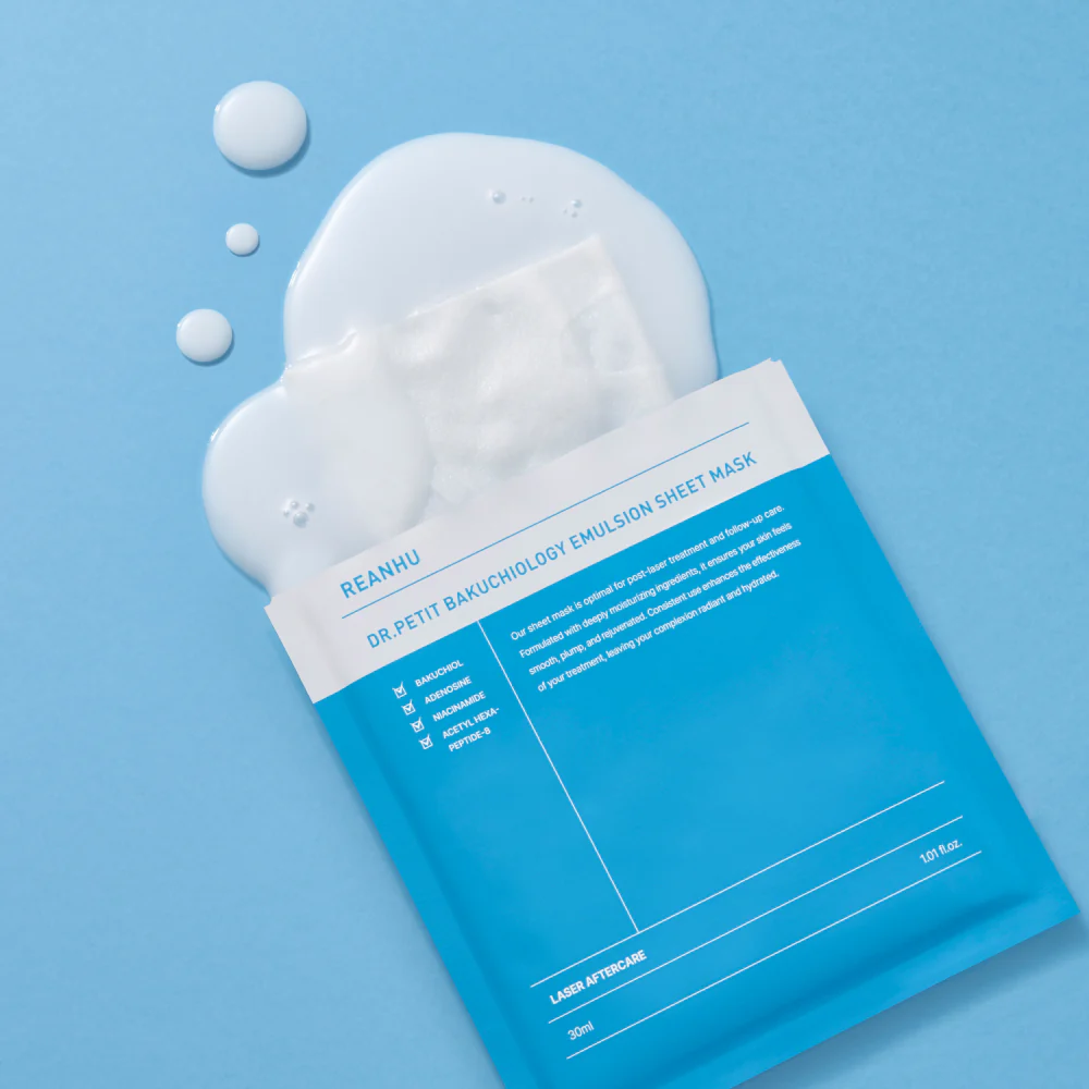 [Dr.petit] Reanhu Bakuchiol Emulsion Sheet Mask 30ml - 3 Size - Image 6