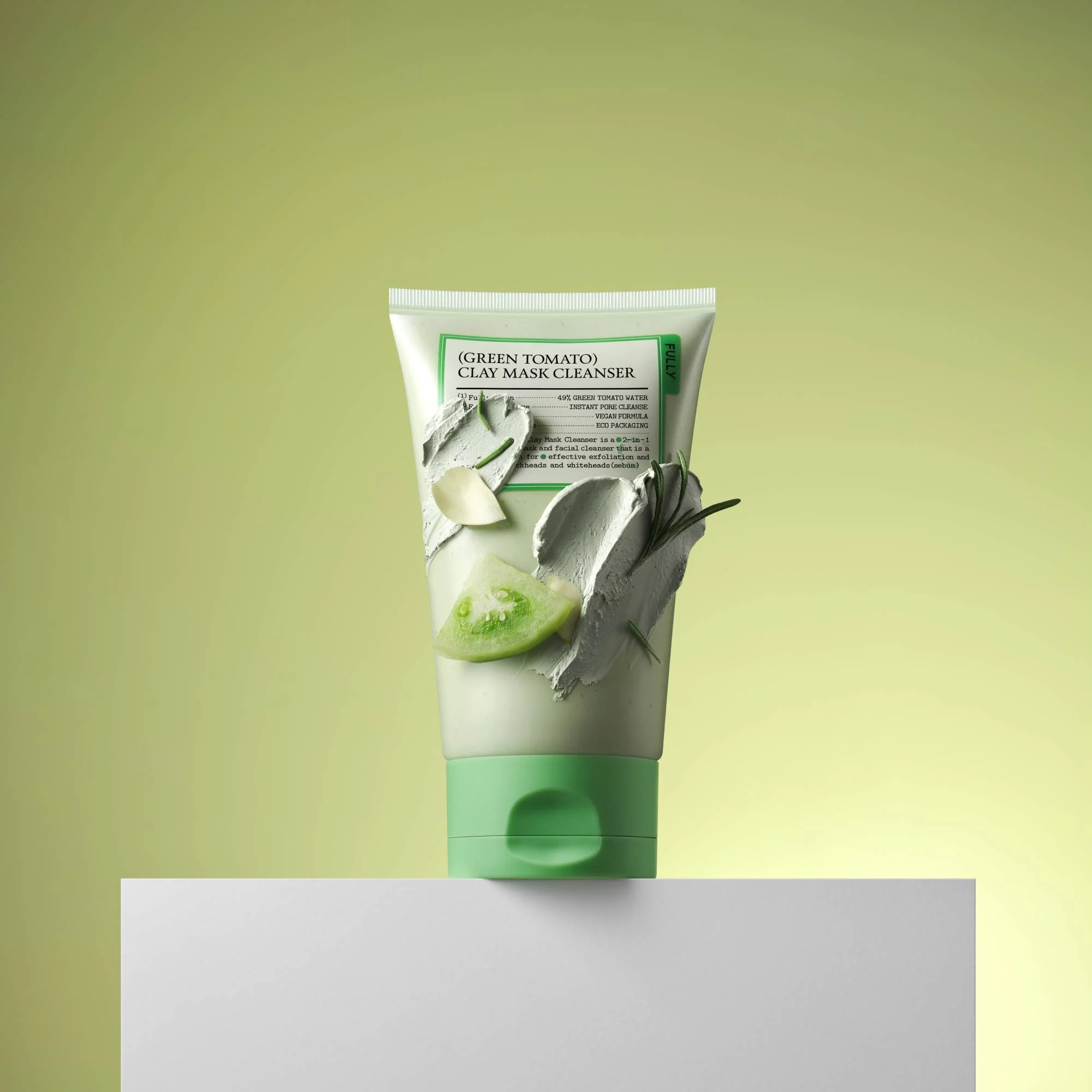 [FULLY] Green Tomato Clay Mask Cleanser 120ml - Image 3