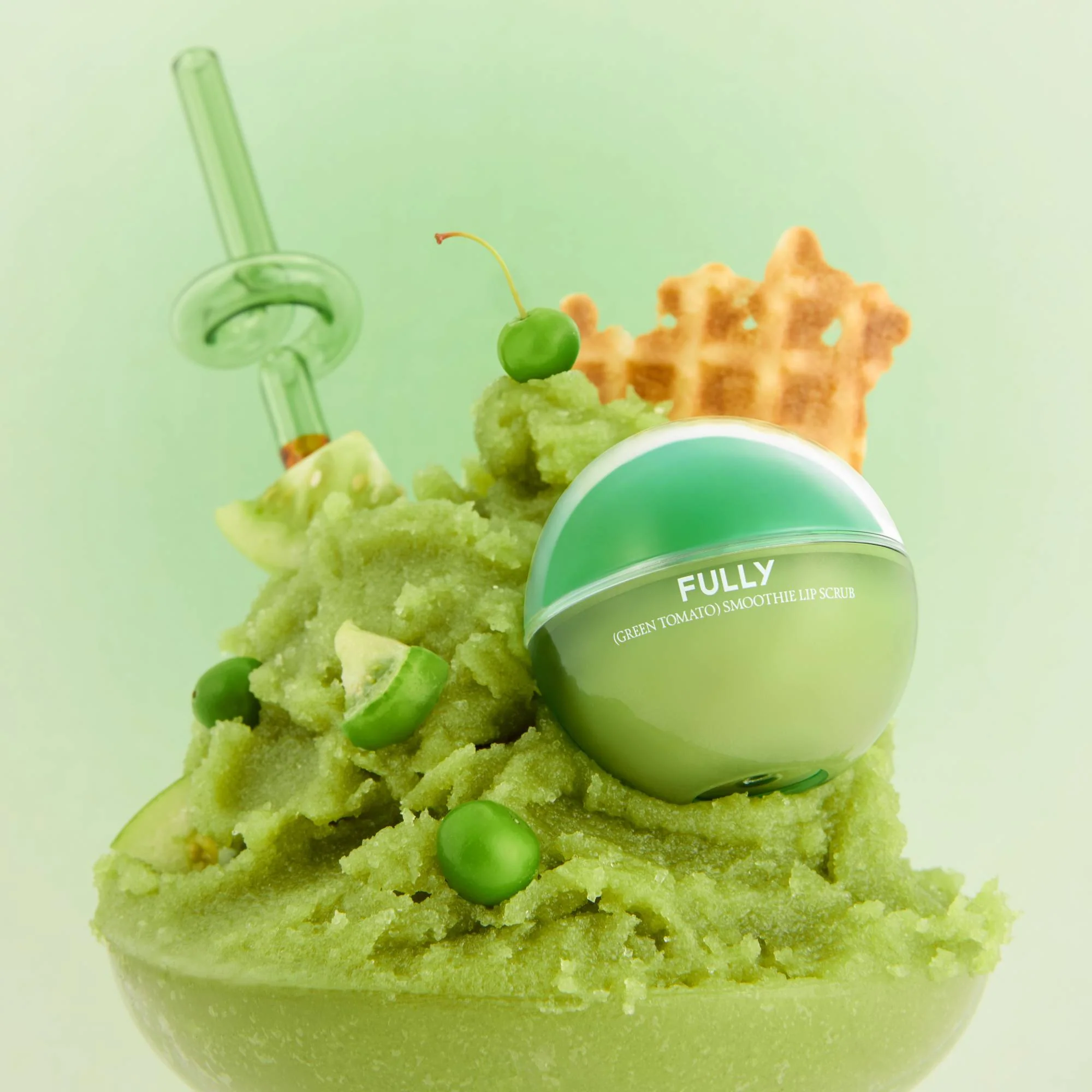 [FULLY] Green Tomato Smoothie Lip Scrub 12g - Image 3