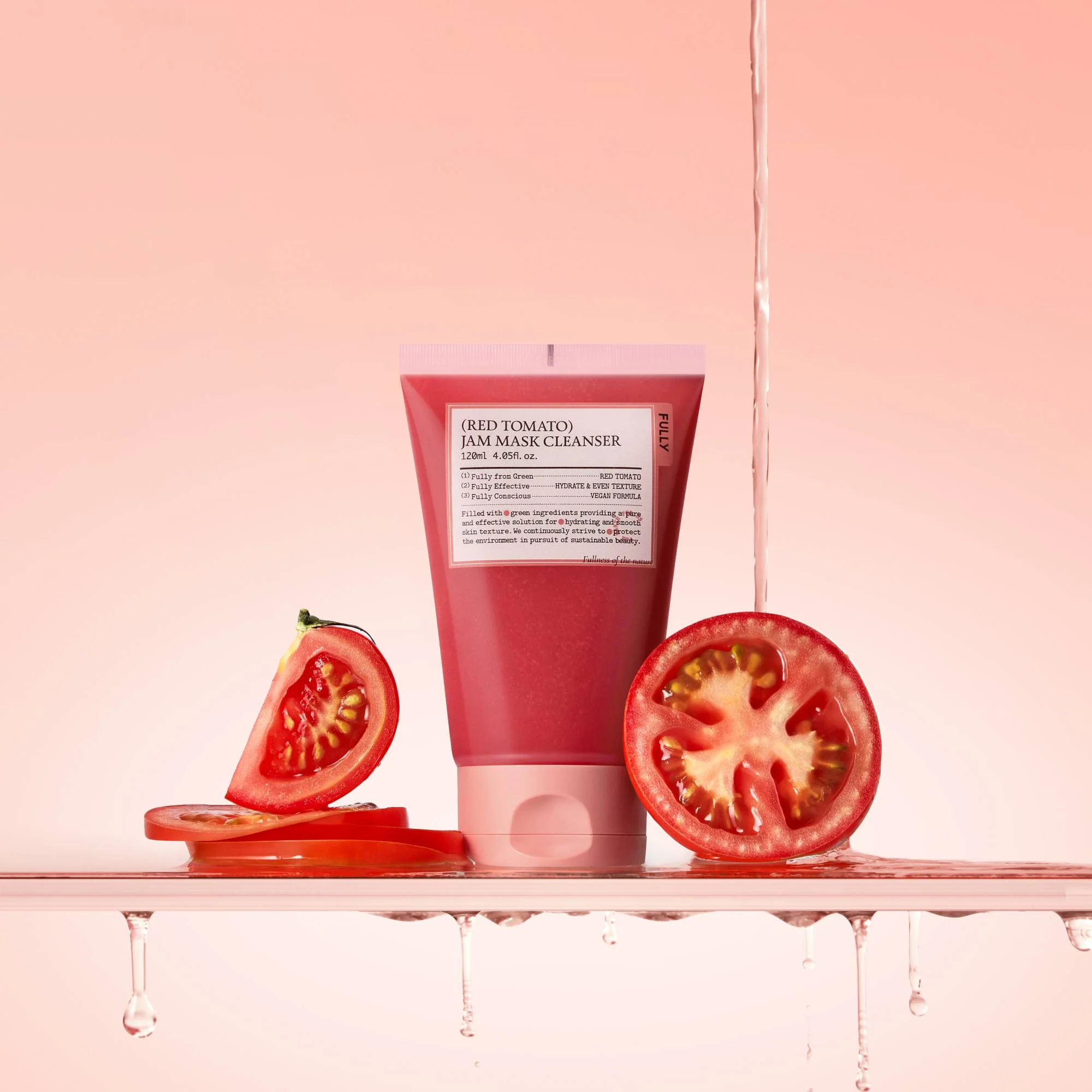 [FULLY] Red Tomato Jam Mask Cleanser 120ml - Image 4