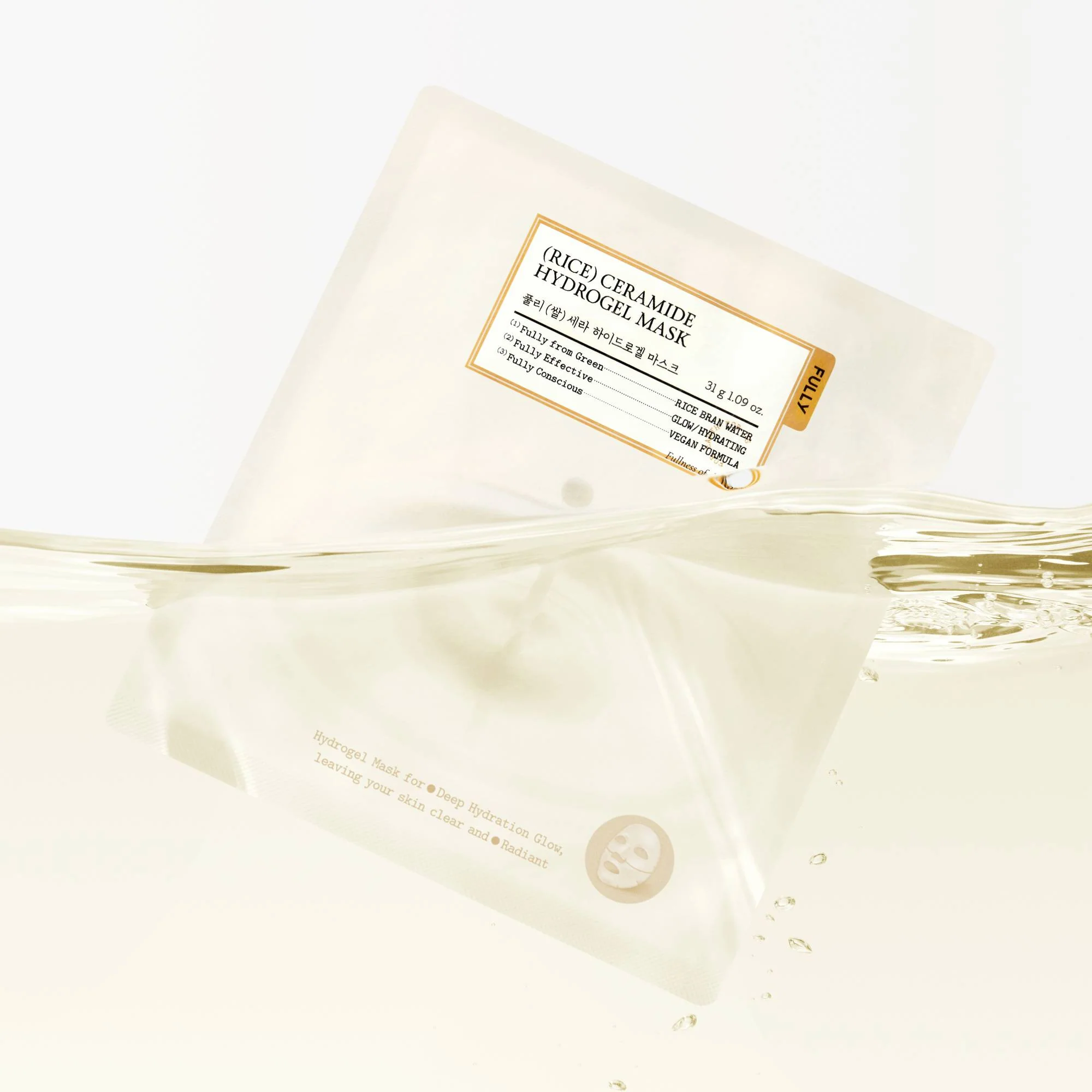 [FULLY] Rice Ceramide Hydrogel Mask 4ea - Image 4