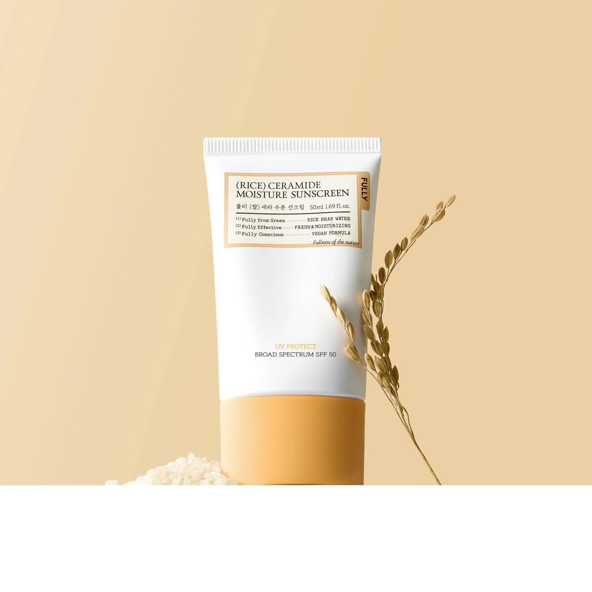 [FULLY] Rice Ceramide Moisture Sunscreen 50ml - Image 3