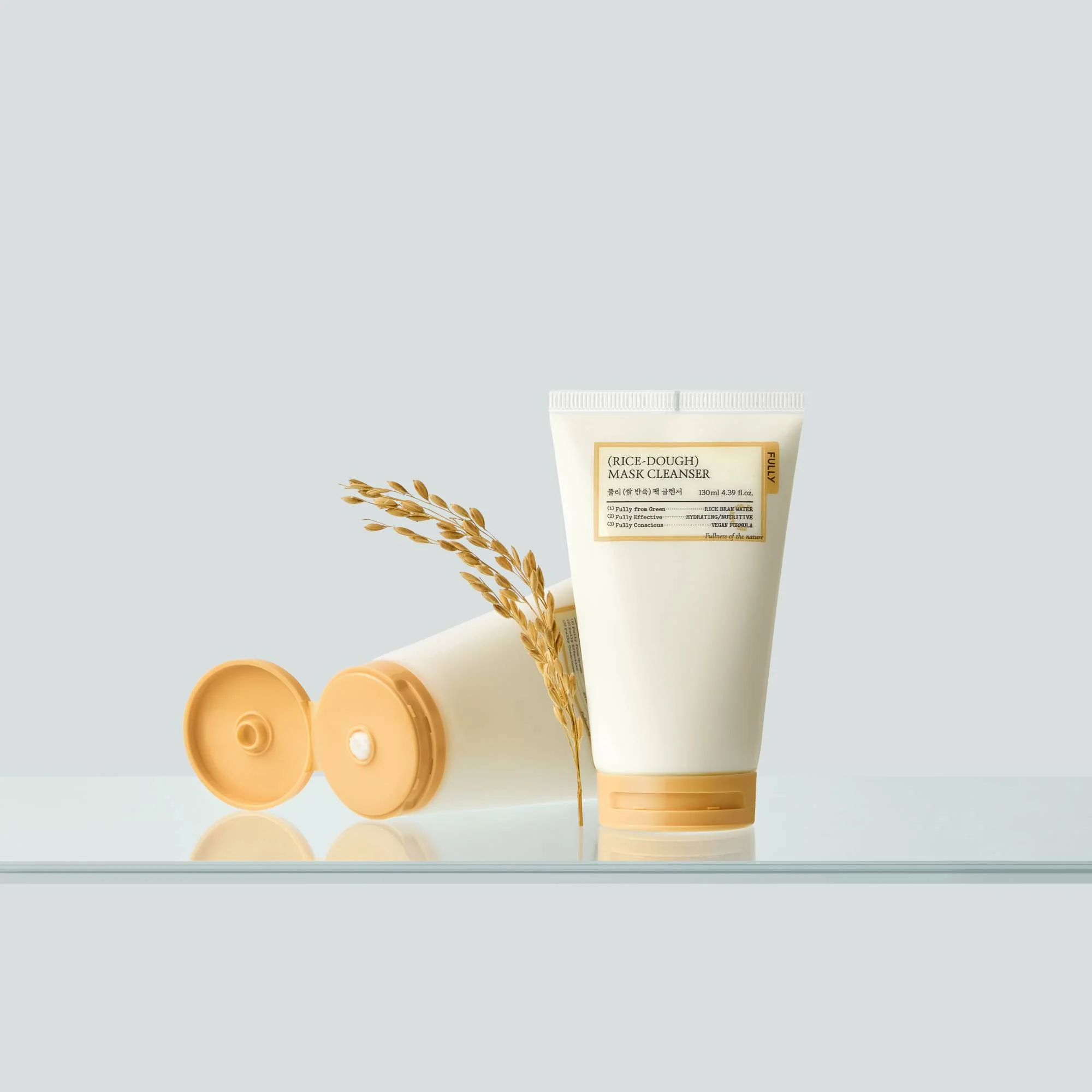 [FULLY] Rice-Dough Mask Cleanser 130ml - Image 3