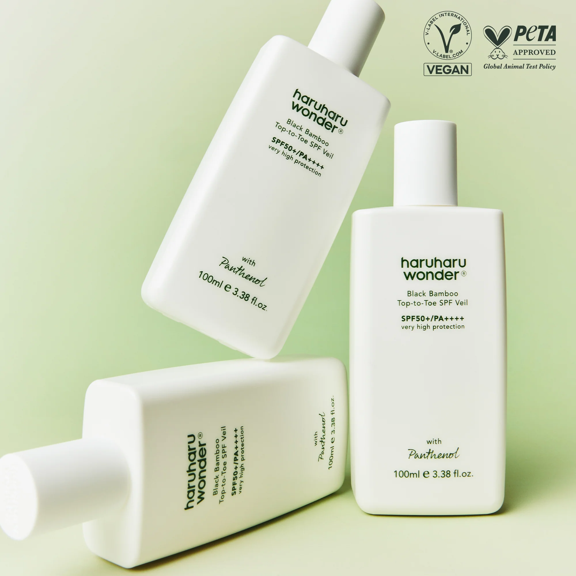 [haruharuwonder] Velo de bambú negro de pies a cabeza con FPS 100 ml - Image 5