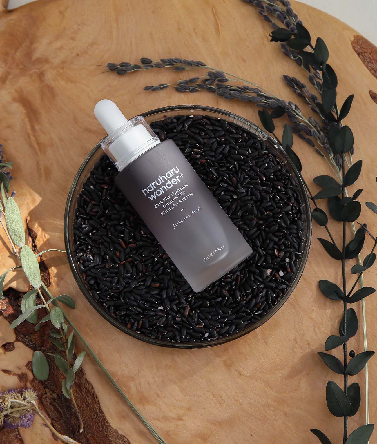 [haruharuwonder] Black Rice Hyaluronic Botanical 2GF Wonderful Ampuole 30ml - Image 9