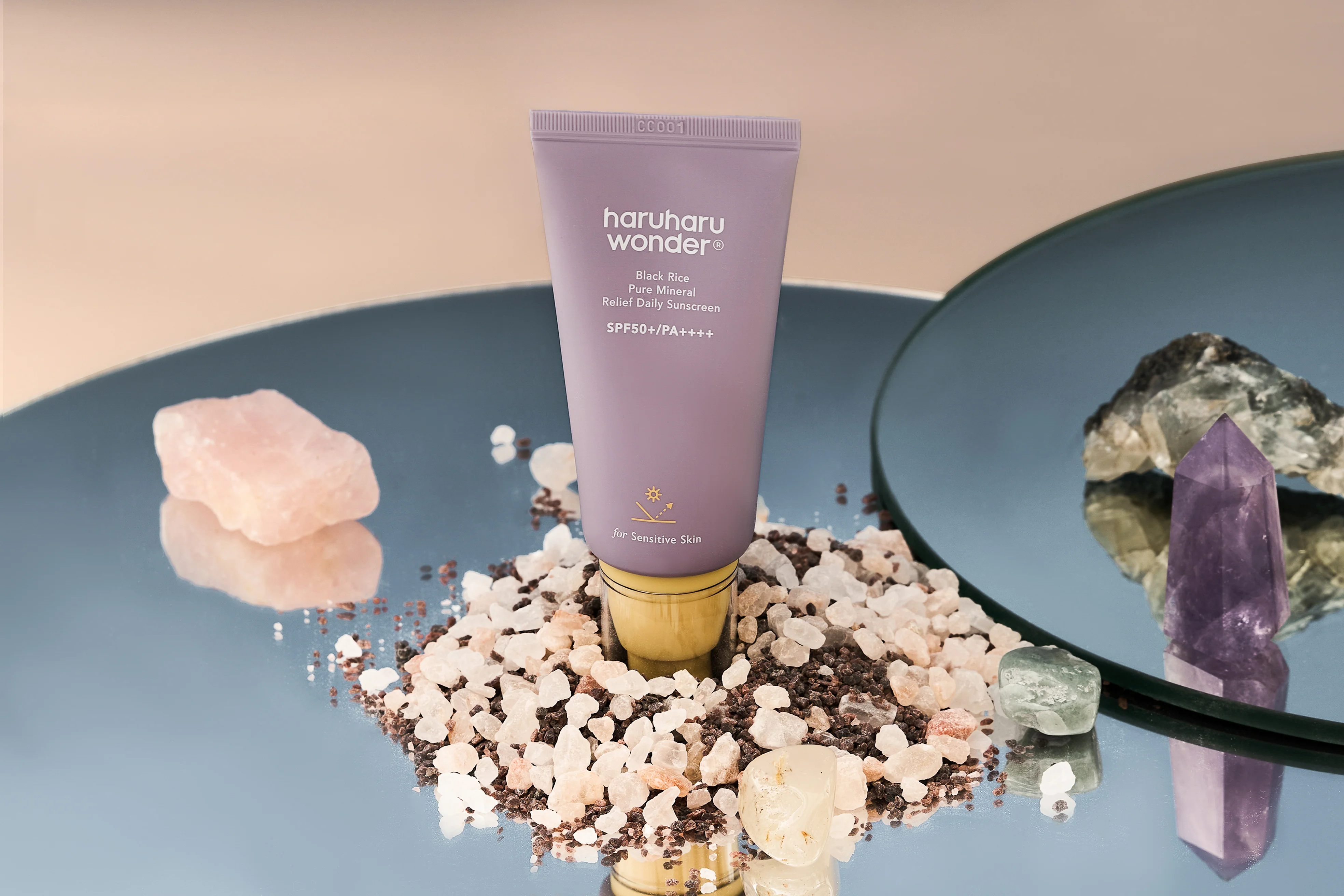 [haruharuwonder] Black Rice Pure Mineral Relief Daily Sunscreen Unscented SPF50+ 50ml - Image 5