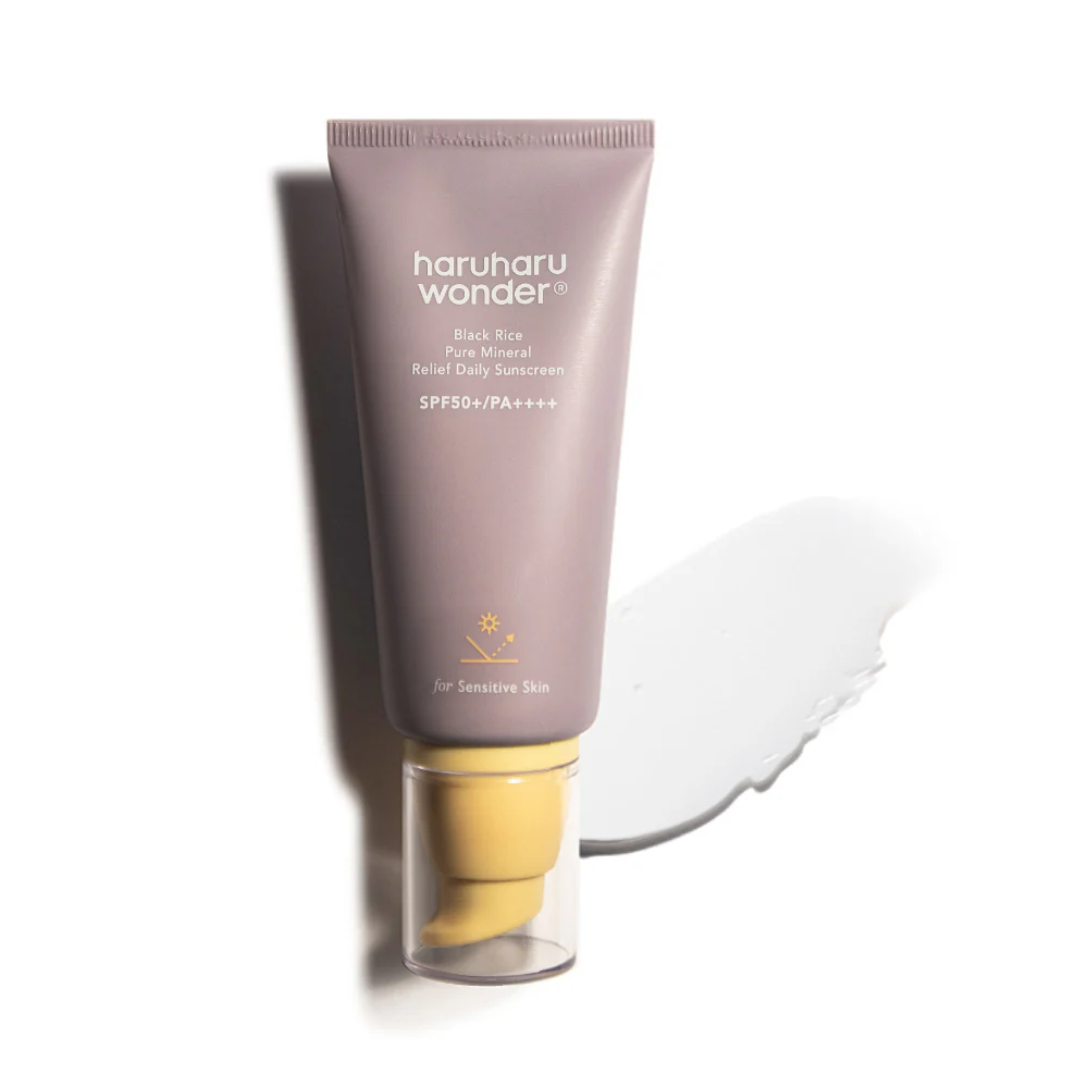 [haruharuwonder] Black Rice Pure Mineral Relief Daily Sunscreen Unscented SPF50+ 50ml - Image 7