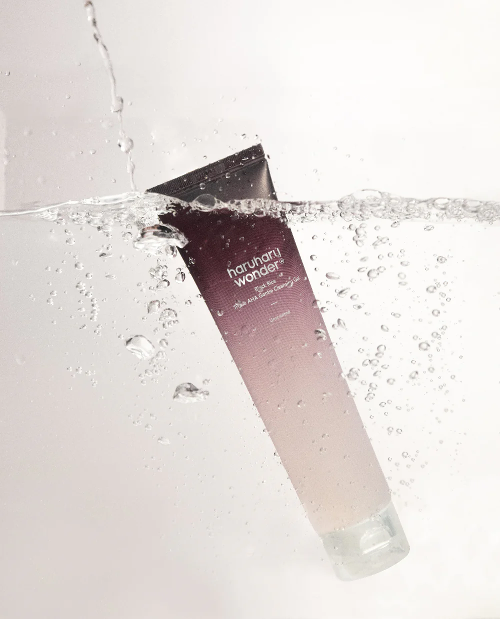 [haruharuwonder] Black Rice Triple AHA Gentle Cleansing Gel Unscented 100ml - Image 3