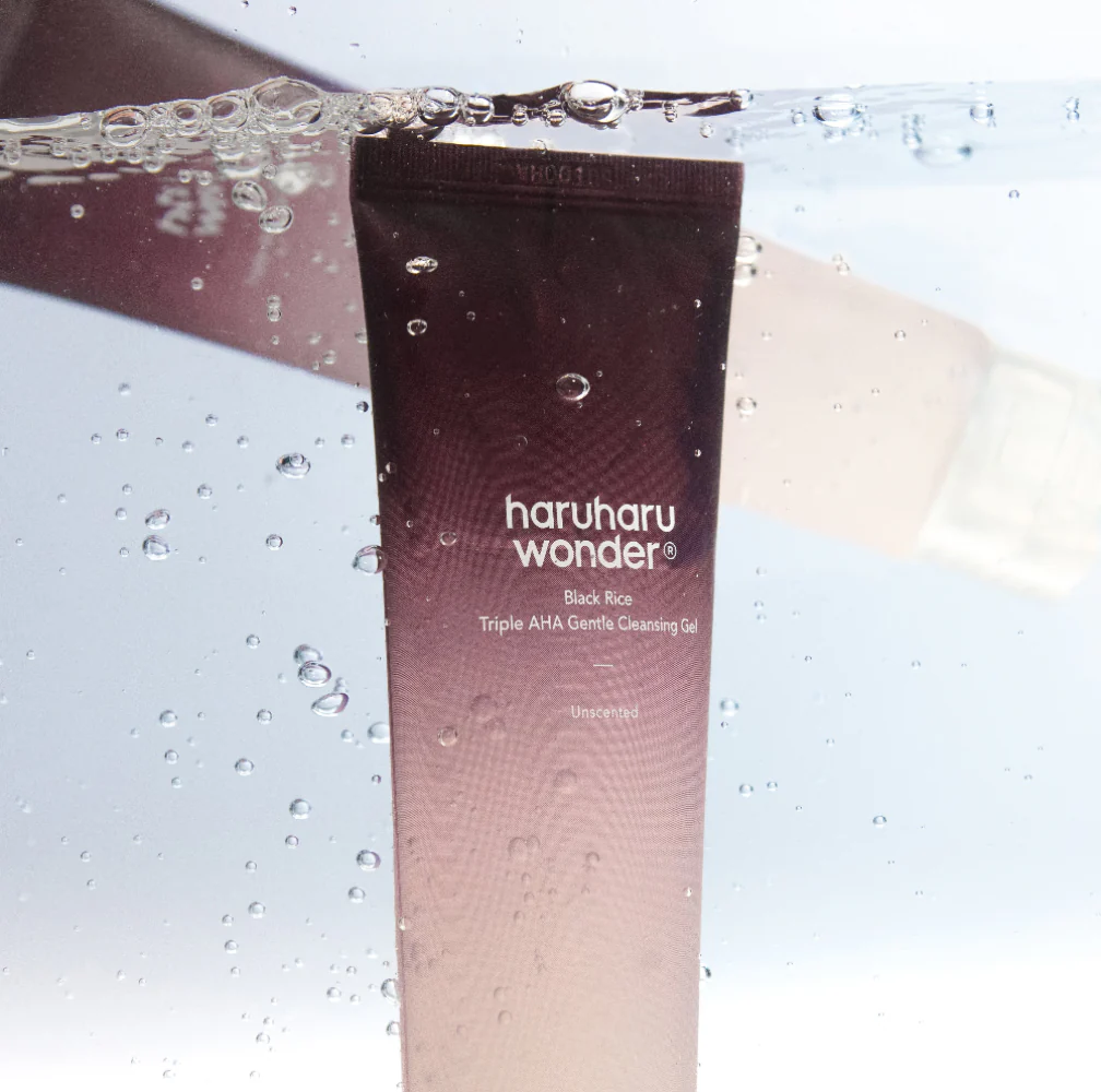 [haruharuwonder] Black Rice Triple AHA Gentle Cleansing Gel Unscented 100ml - Image 5