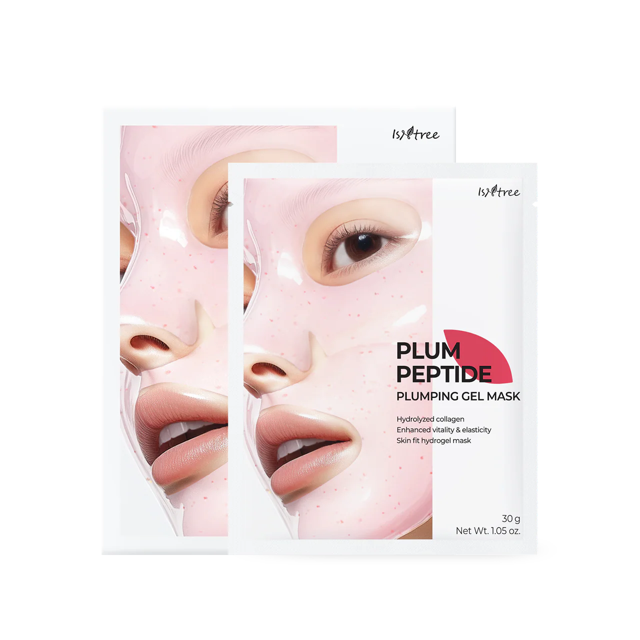 [Isntree] Mascarilla de gel rellenadora con péptidos de ciruela 30 g x 4 unidades