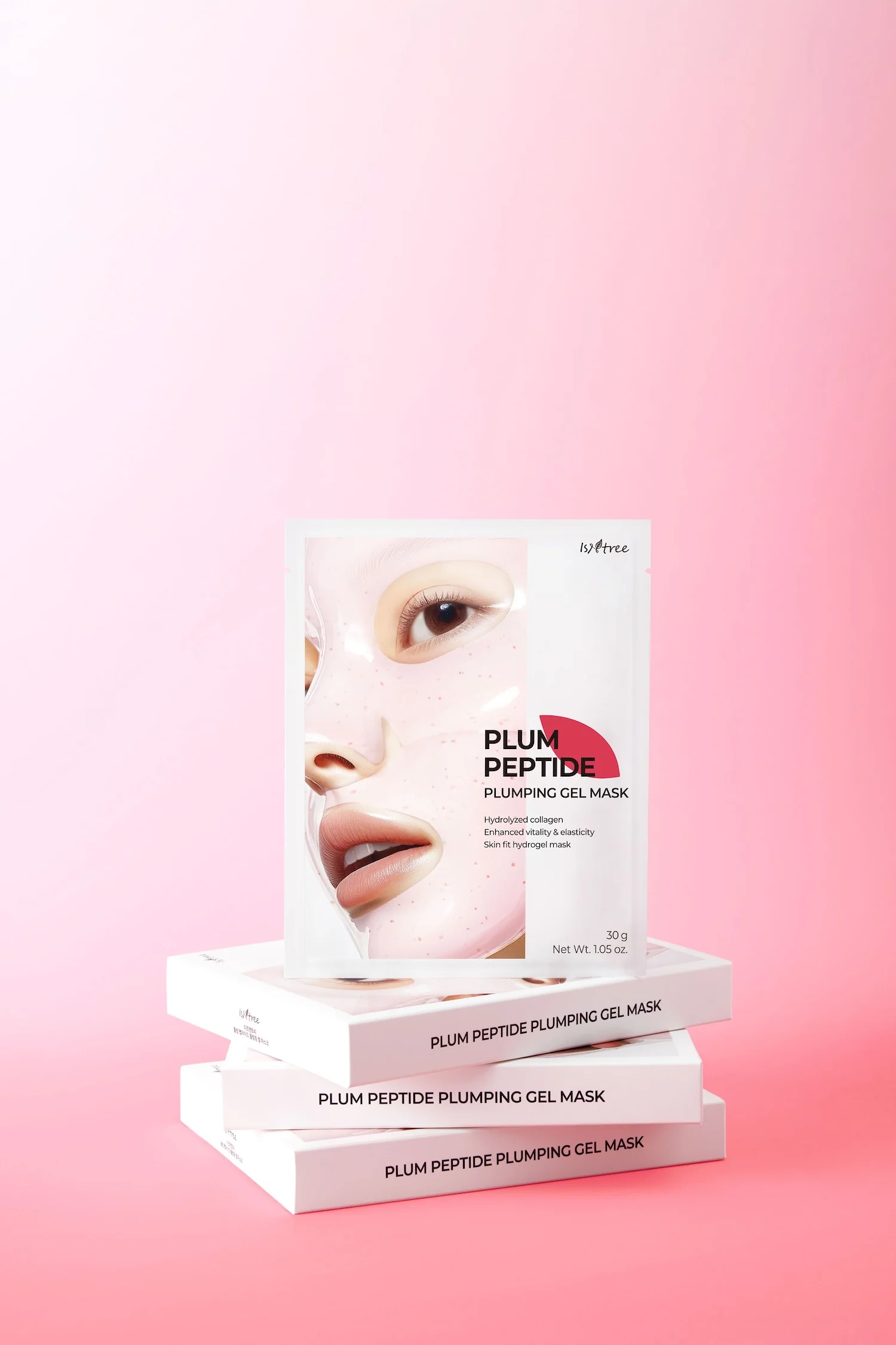 [Isntree] Mascarilla de gel rellenadora con péptidos de ciruela 30 g x 4 unidades - Image 8