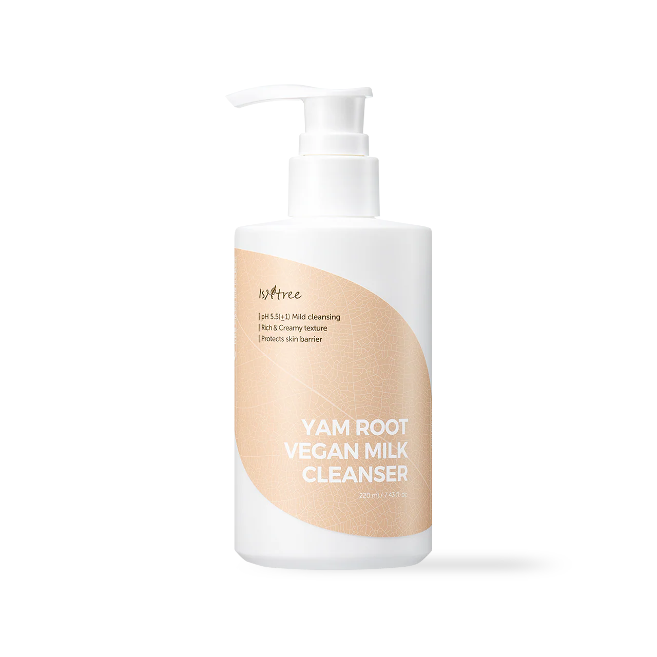 [Isntree] Leche limpiadora vegana de raíz de ñame 220 ml