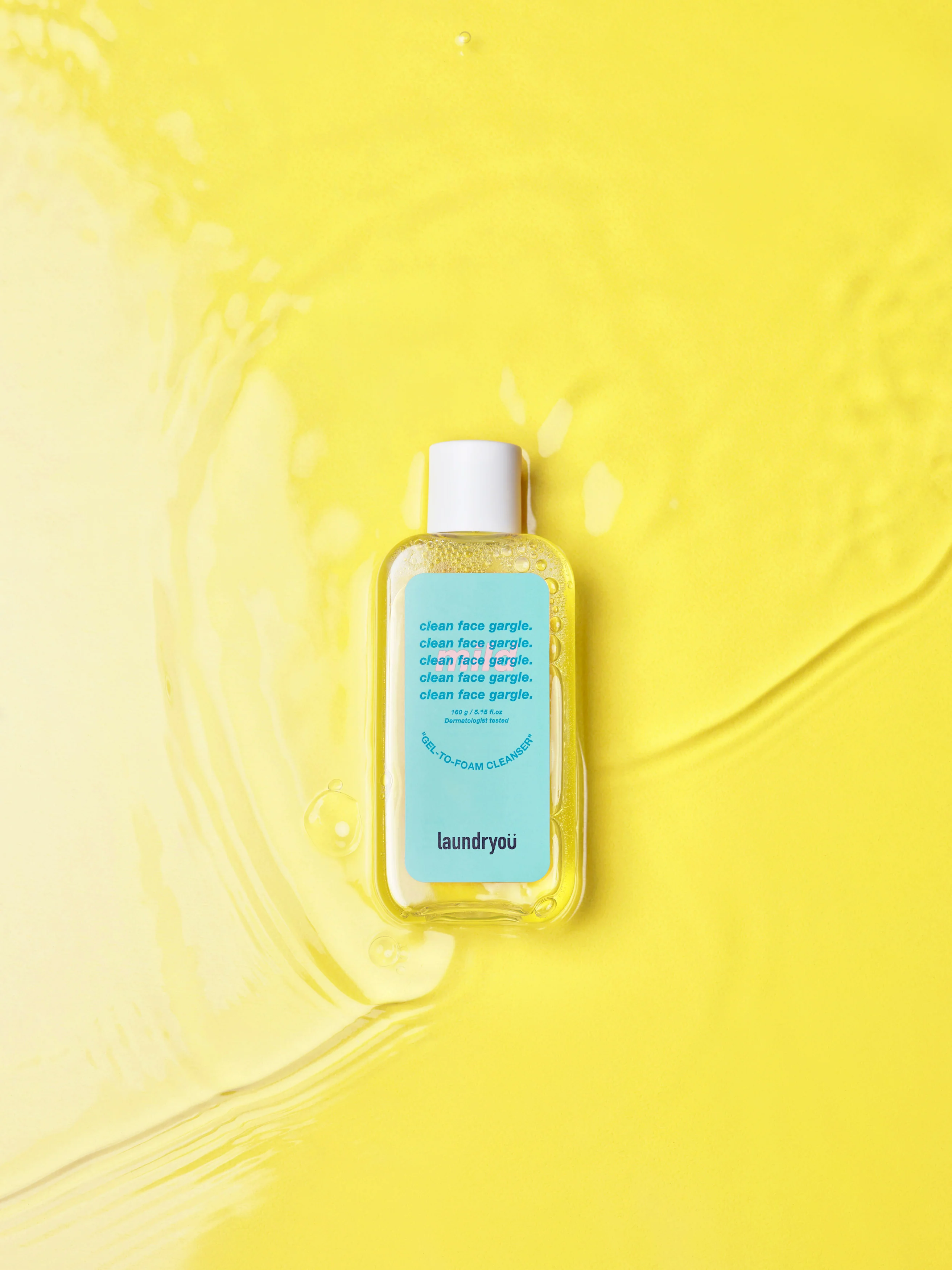 [Laundryou] Limpiador facial suave en gel para gárgaras, 160 g - Image 3
