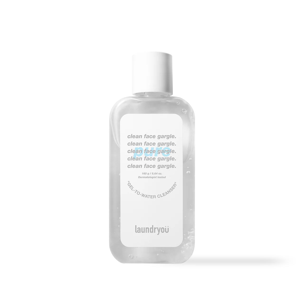 [Laundryou] Limpiador facial en gel para gárgaras, espuma purificante, 160 g