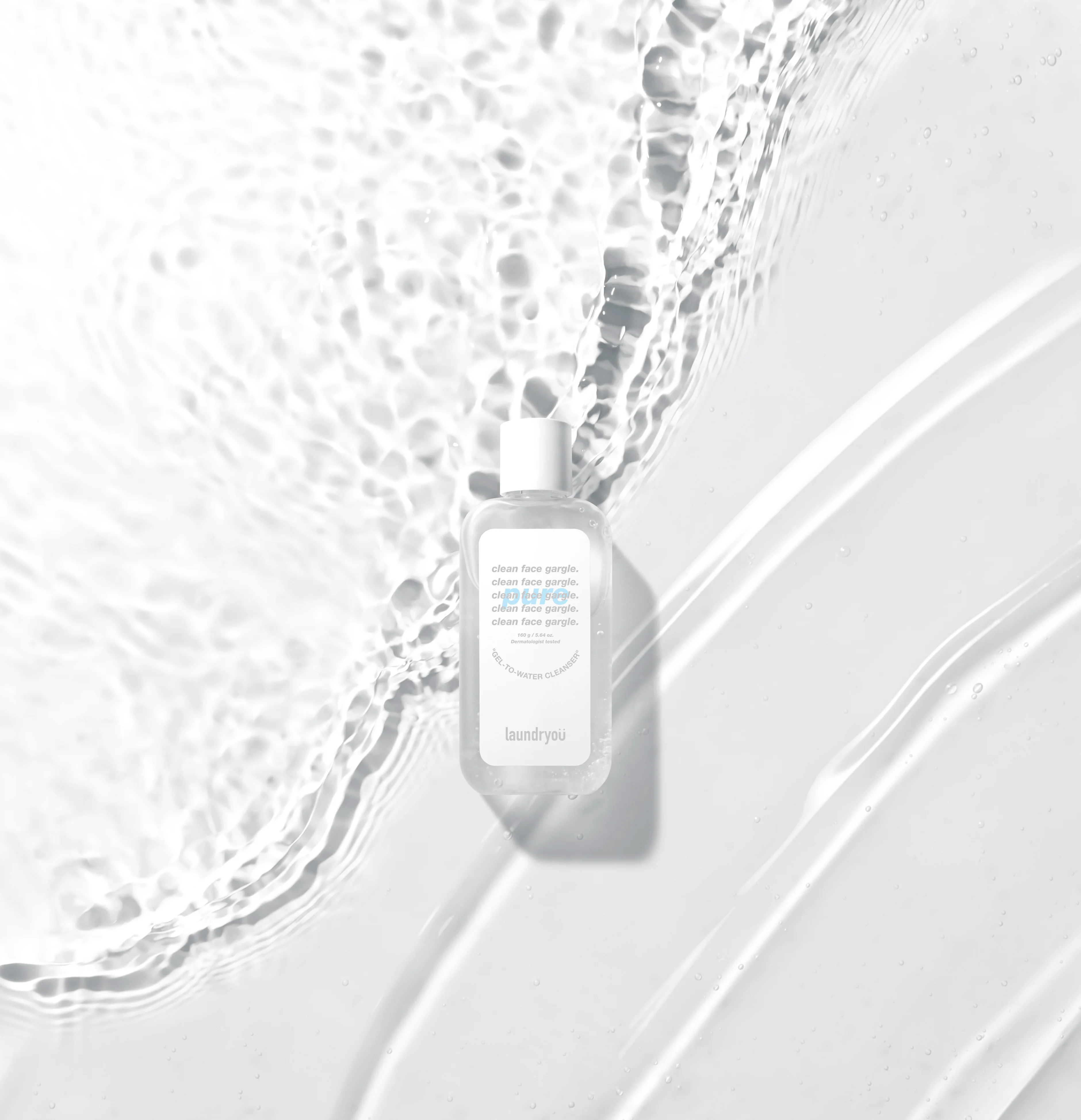 [Laundryou] Limpiador facial en gel para gárgaras, espuma purificante, 160 g - Image 4